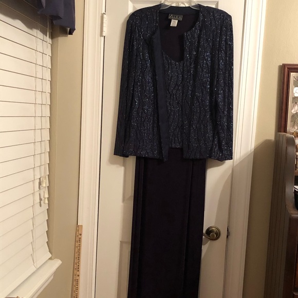 Alex. Dresses & Skirts - Women’s Floor Length Evening Dress with Jacket